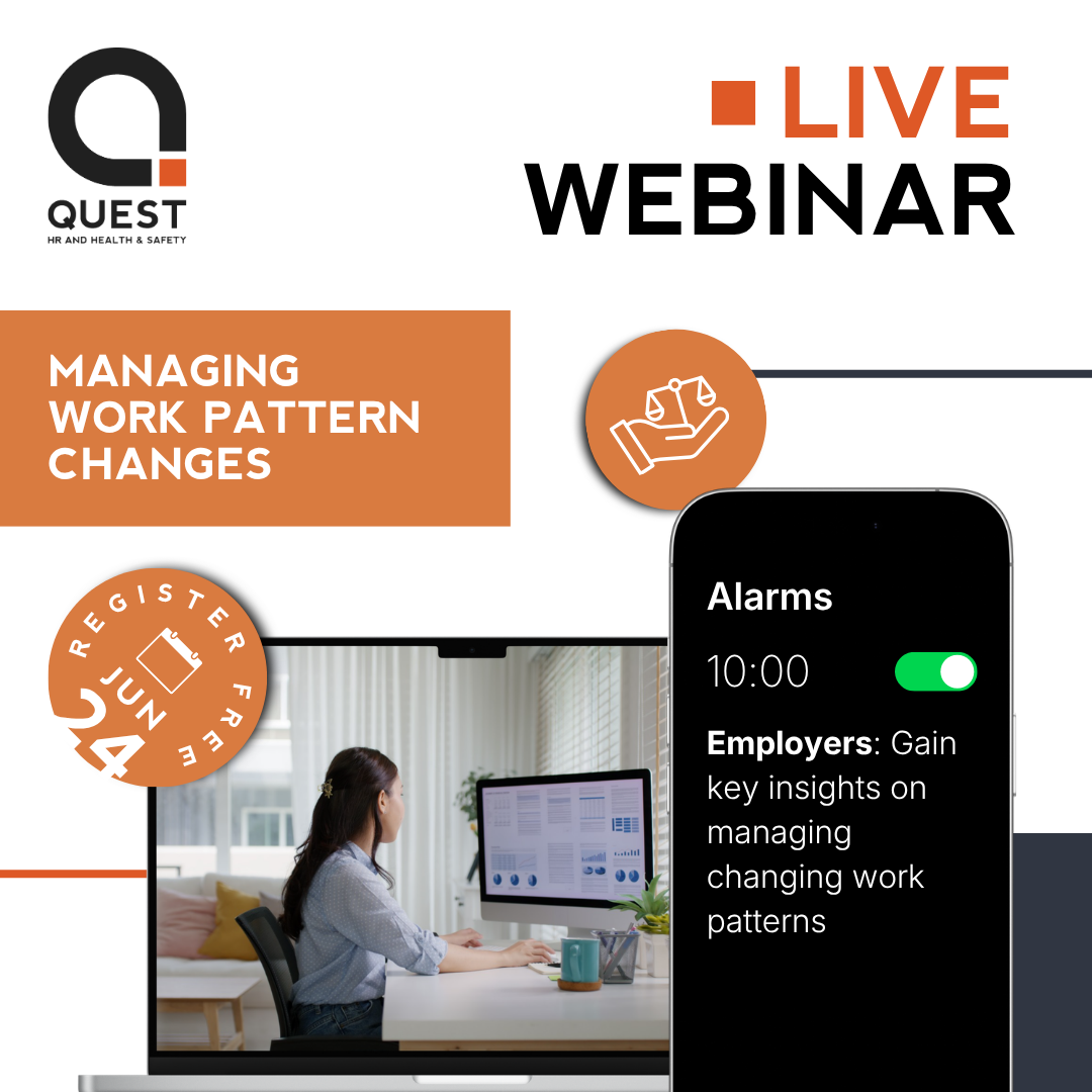 Managing Work Pattern Changes Webinar Graphic
